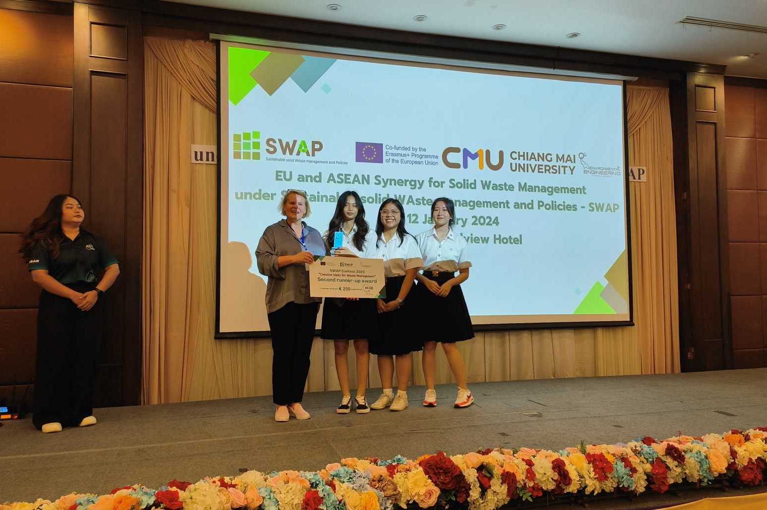 The SWAP-Contest “Creative Ideas for Waste Management” winners in Chiang Mai